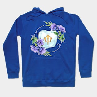 Sage from FF14 Job Crystal with Flowers T-Shirt Hoodie